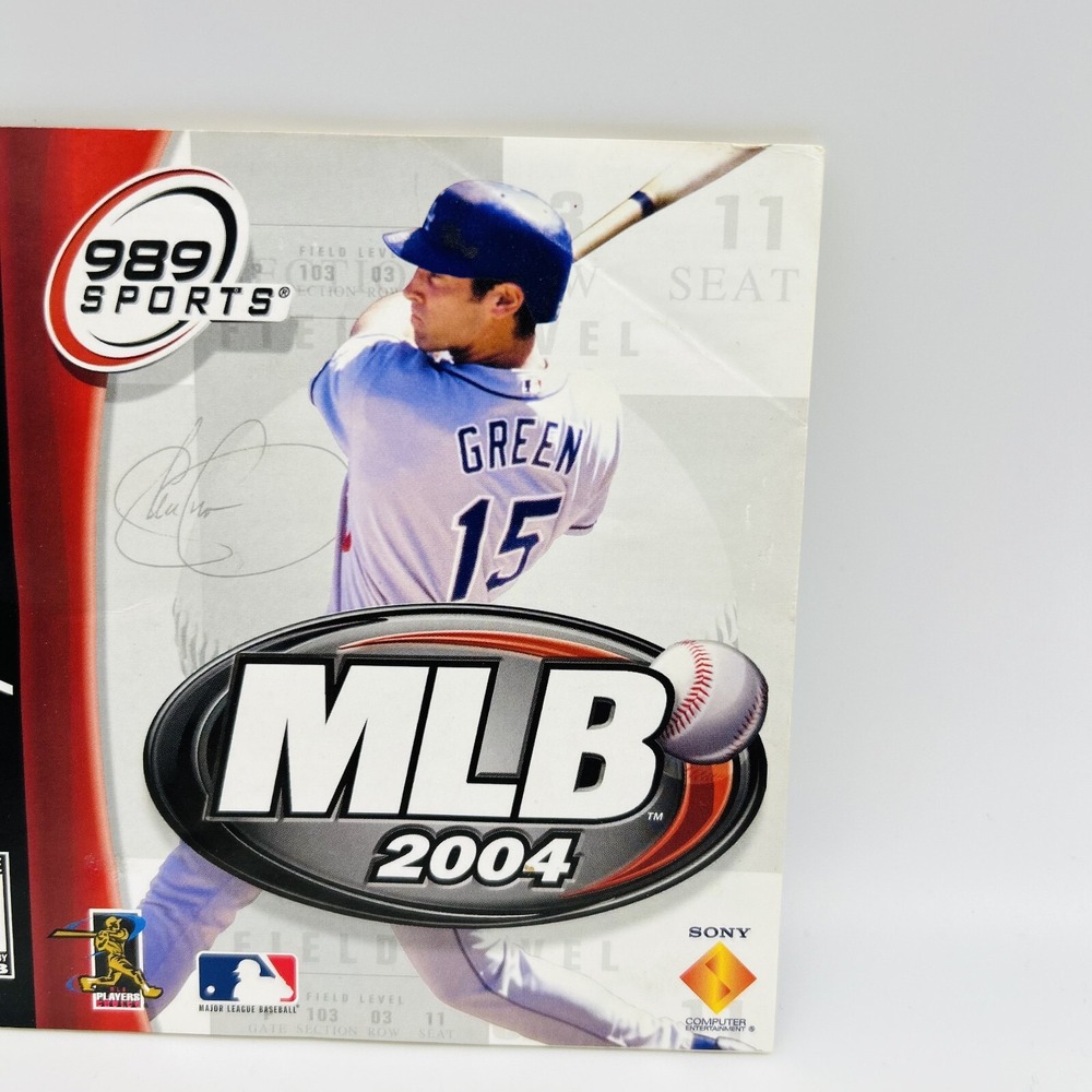 MLB 2004 - (PS1, 2003) Black Label *MANUAL ONLY* No Video Game Disc or Case - Picture 13 of 15